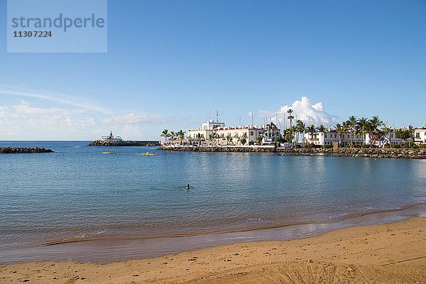 Gran Canaria  Kanarische Inseln  Spanien  Europa  Mogan  Puerto de Mogan  Meer  Strand  Meeresküste  Urlaub  Tourismus