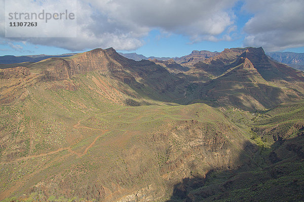 Gran Canaria  Kanarische Inseln  Spanien  Europa  Fataga  Barranco  Schlucht  Canyon