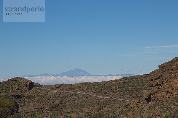 Gran Canaria  Kanarische Inseln  Spanien  Europa  Klippe  Felsen  Teneriffa  Aussicht  vulkanisch