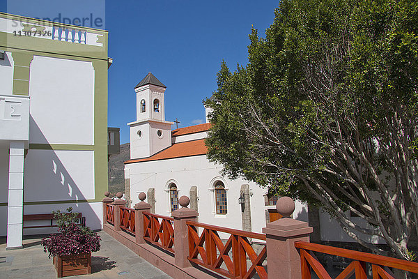 Gran Canaria  Kanarische Inseln  Spanien  Europa  Tejeda  Dorf  Kirche