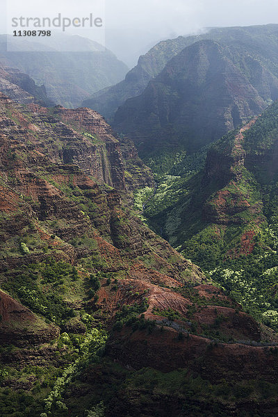 Kauai  Waimea  Canyon  State Park  USA  Hawaii  Amerika  Landschaft  Landschaft