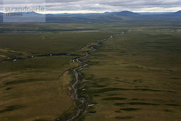 Luftaufnahme  Brooks Range  Alaska  USA  Landschaft