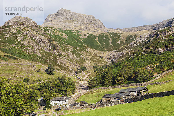 England  Cumbria  Lake District  Die Langdales