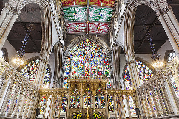 England  East Yorkshire  Kingston upon Hull  Holy Trinity Parish Church  Der Altarraum
