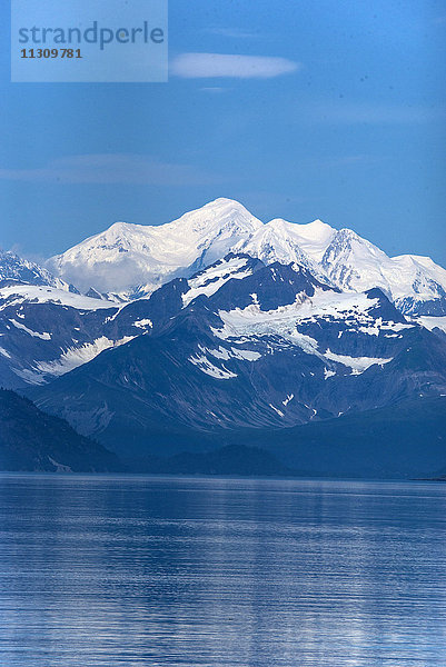 Schönwetter  Berg  Wasser  Gebirge  Glacier Bay  Nationalpark  Alaska  USA