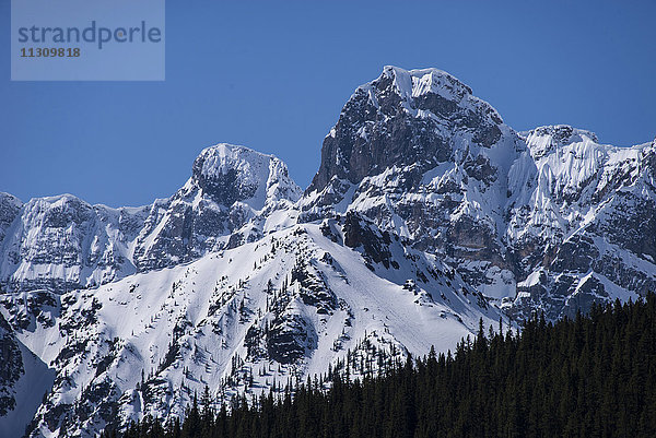 Banff  Nationalpark  Alberta  Kanada  Berge  Landschaft