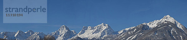 Österreich  Oberösterreich  Hinterstoder  Berge  Panorama