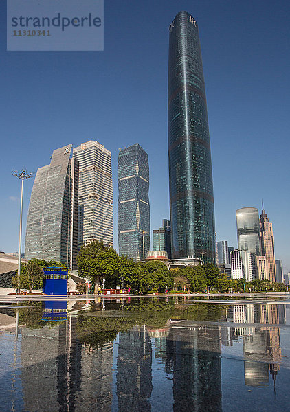 China  Provinz Guangdong  Guangzhou City  Wuyang New Town  Internationales Finanzzentrum