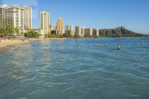 USA  Hawaii  Oahu  Waikiki Beach