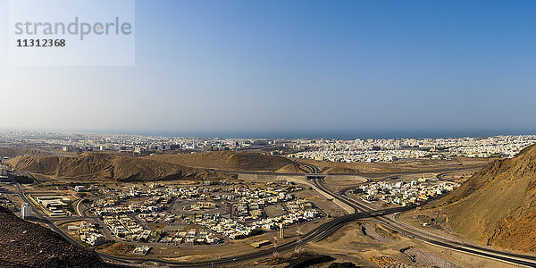 Oman  Blick über die Stadt Muscat