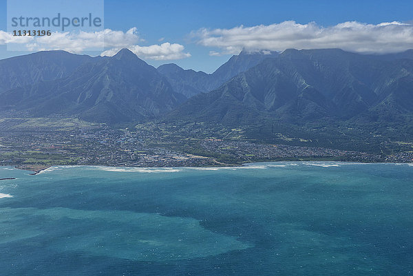 USA  Vereinigte Staaten  Amerika  Hawaii  Maui  Kahului  Luftaufnahme