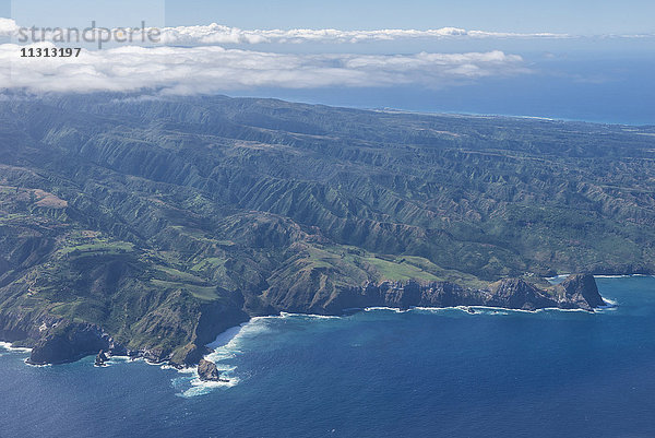 USA  Vereinigte Staaten  Amerika  Hawaii  Maui  Luftbild  Gebiet Waihee-Waiehu