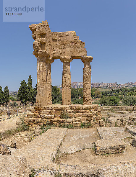 Valle di Templi  griechische Tempel und Ruinen