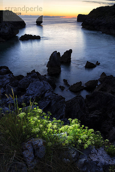 Spanien  Asturien  Buelna Strand