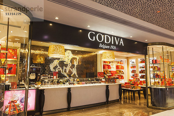 China  Hongkong  Central  IFC Einkaufszentrum  Godiva Store