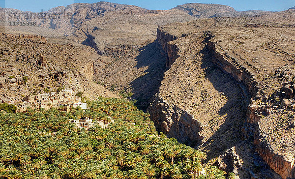 Misfah  Dorf in den Bergen von Oman