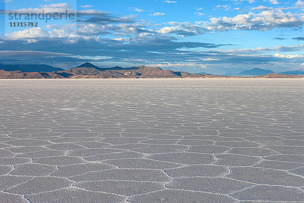 Salar de Uyuni  Bolivien  Altiplano  Salzwüste