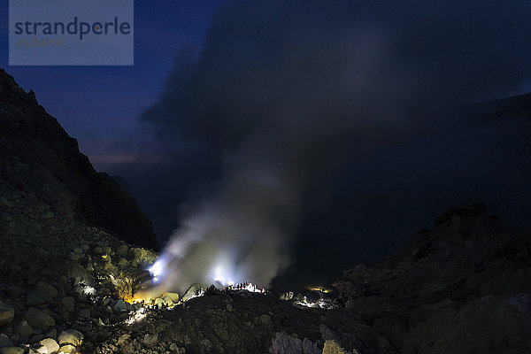 Indonesien  Ost-Java  Ijen-Nationalpark  Ijen-Krater