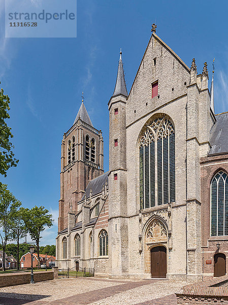 Tholen  Zeeland  Die Große Kirche oder die Liebfrauenkirche