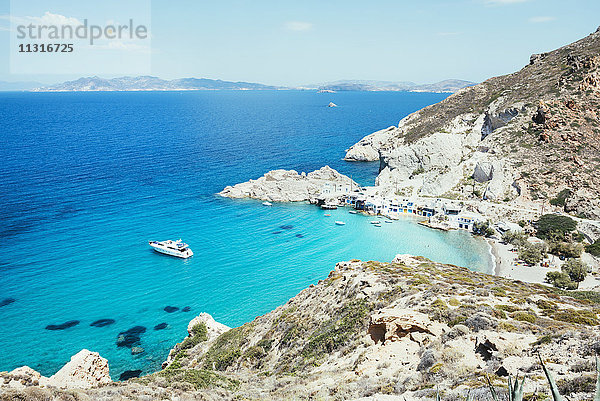 Griechenland  Milos  Firopotamos Strand