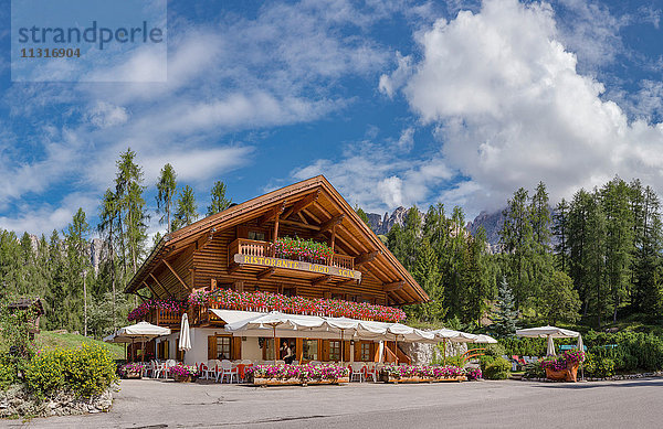 Cortina d'Ampezzo  Italien  Restaurant Lago Scin