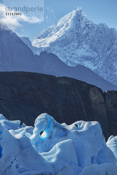 Südamerika  Patagonien  Chile  Torres del Paine  Nationalpark  UNESCO  Welterbe  Lago Grey