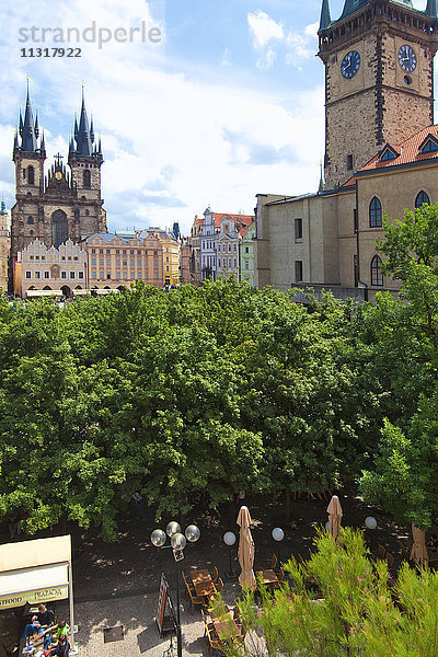 Tschechische Republik  Prag - Der Altstädter Ring und die Tyn-Kirche