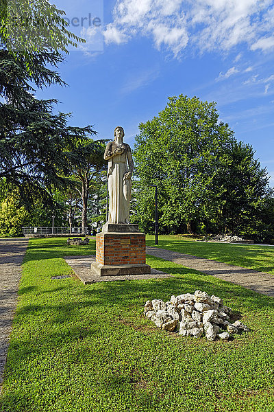 Terme Euganee  Parco Montirone  Statua di Igea - Dea della salute  1942  Bildhauer  Paolo Boldrin