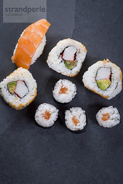 Vielfalt an Sushi