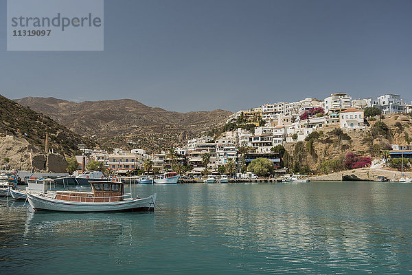 Griechenland  Kreta  Blick auf Agia Galini