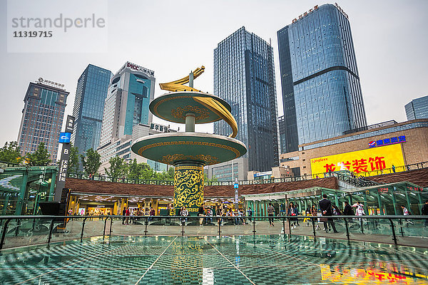 China  Provinz Sichuan  Stadt Chengdu  Tianfu-Platz