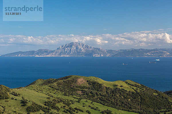 Spanien  Meerenge von Gibraltar  Engster Punkt zwischen Europa und Afrika  Provinz Cádiz  Meerenge Mirador