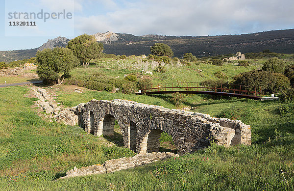 Spanien  Andalusien  Provinz Cádiz  Antike römische Ruinen von Baelo Claudia City