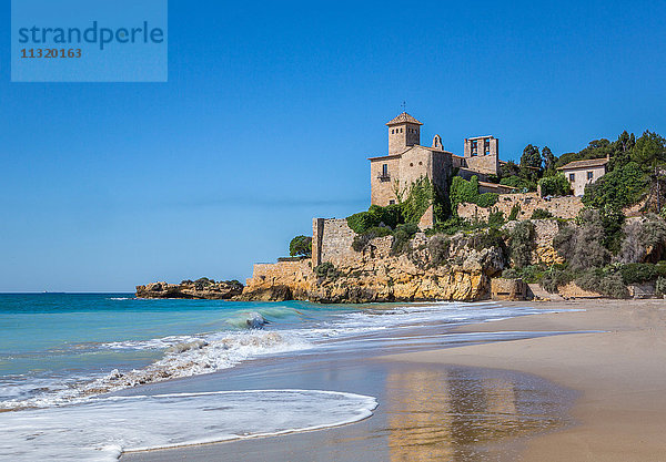 Spanien  Katalonien  Provinz Tarragona  Burg Tamariu