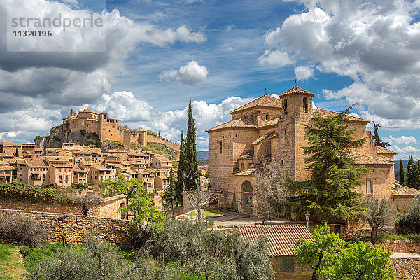 Spanien  Provinz Huesca  Stadt Alquezar  Kirche San Miguel und Santa Maria Colegiata