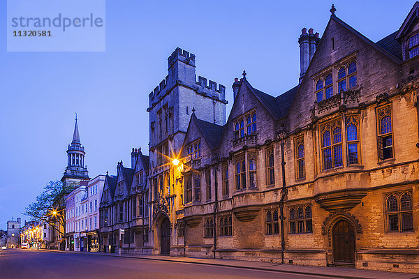 England  Oxfordshire  Oxford  Brasenose College und die High Street