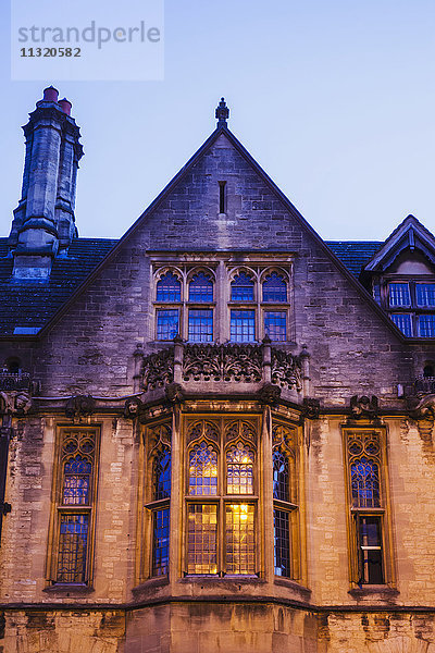 England  Oxfordshire  Oxford  Brasenose College  Fensterdetail