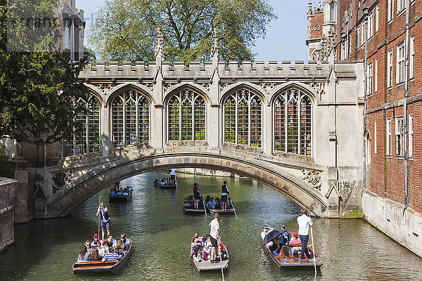 England  Cambridgeshire  Cambridge  St. John's College  Brücke der Seufzer
