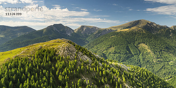 Österreich  Hohe Tauern  Nockalmstraße im Nockgebirge