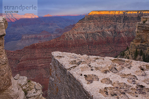 USA  Vereinigte Staaten  Amerika  Arizona  Grand Canyon  Nationalpark  UNESCO  Weltkulturerbe  Naturwunder  Landschaft  Südrand  Ausblick
