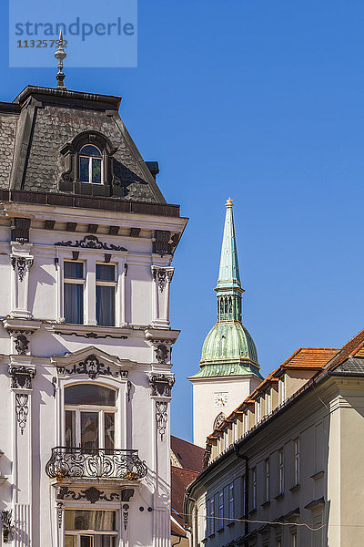 Slowakei  Bratislava  Blick auf den Turm der Martinskathedrale in der Altstadt