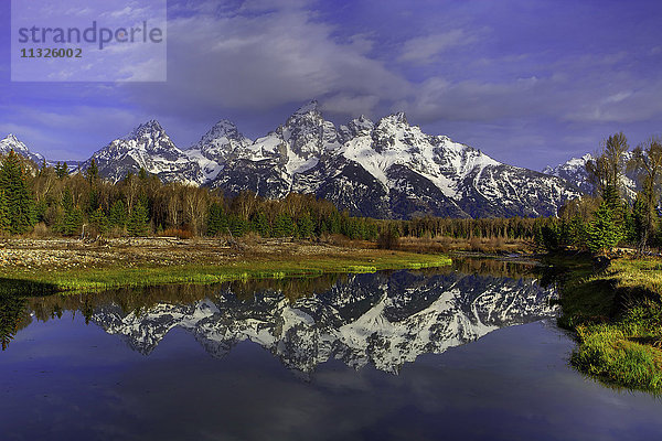 Rocky Mountains im Herbst in Wyoming