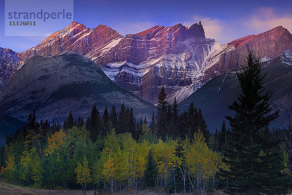 Kanadische Rocky Mountains in Alberta