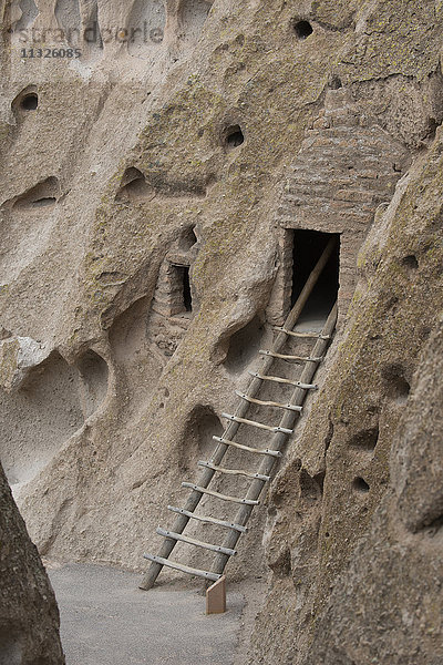 Felsenwohnungen in New Mexico