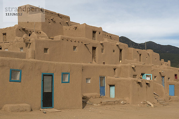 Lehmziegel-Pueblo in Taos