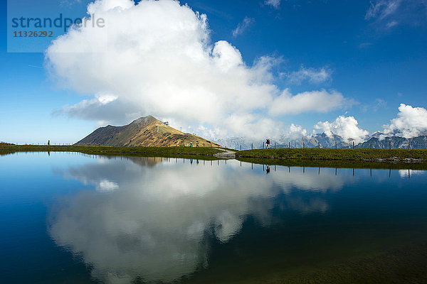 Stausee in den Allgäuer Alpen