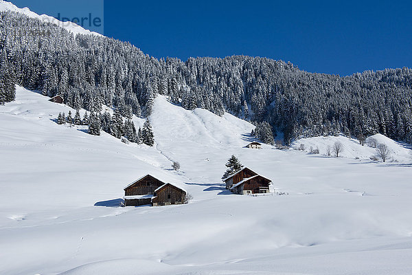 Col des Mosses im Winter in den Waadtländer Alpen