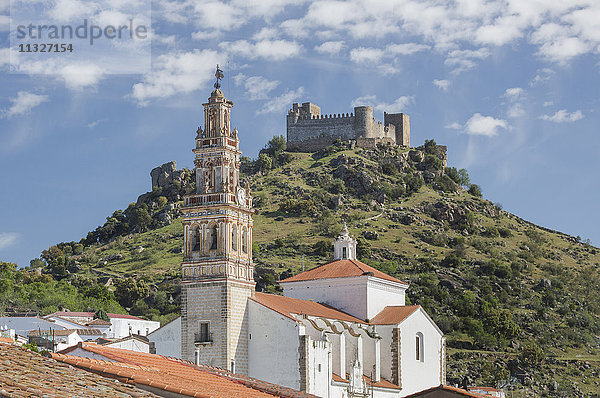 Kirche in Burguillos in der Extremadura