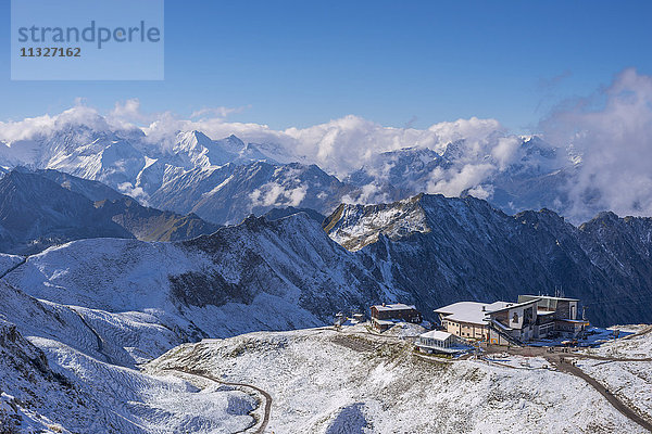 Deutschland  Bayern  Allgäu  Allgäuer Alpen  Höfatsblick Bergstation Nebelhorn