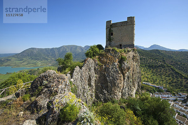 Festung in Zahara de la Sierra  in Andalusien